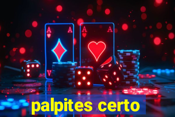 palpites certo